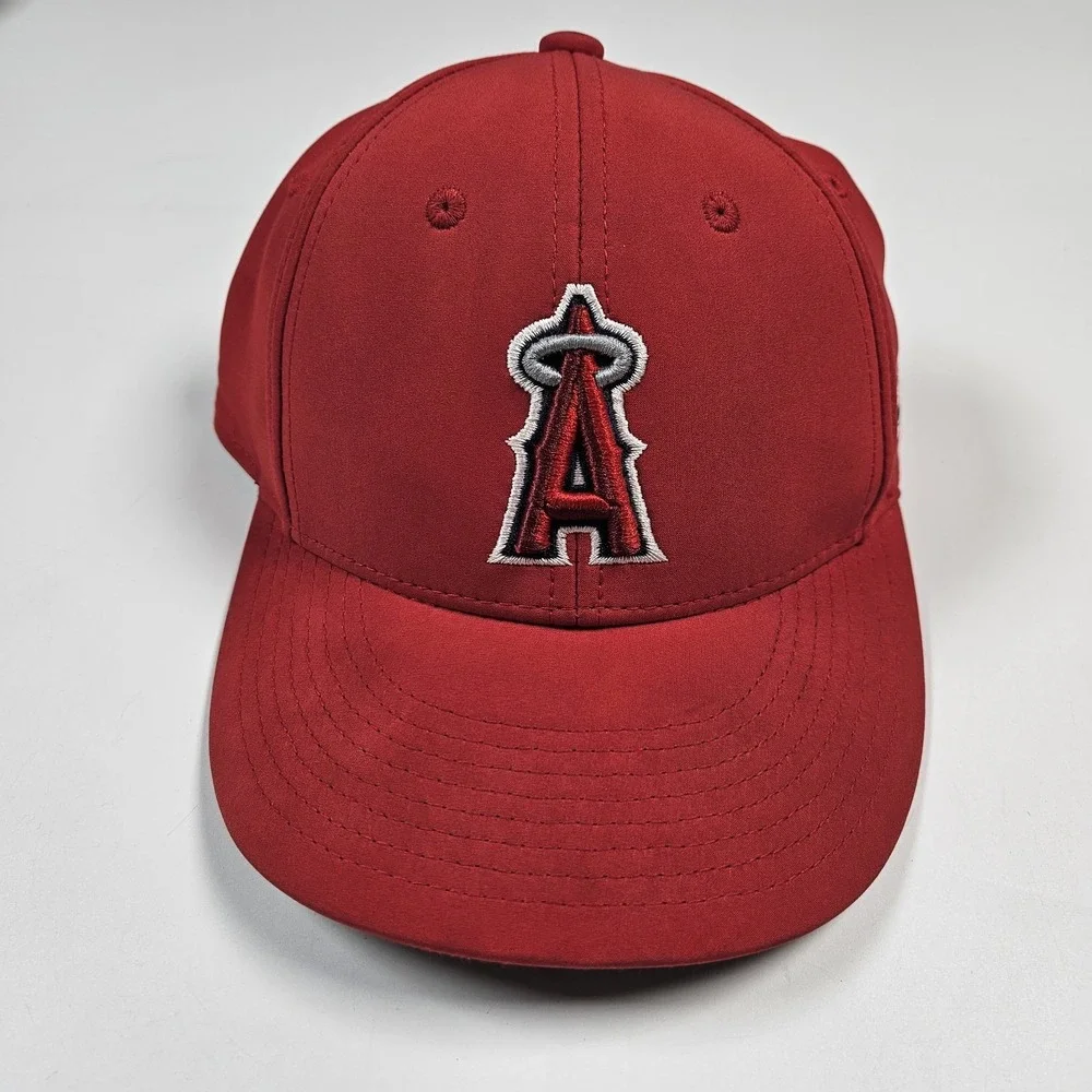 Team MLB OC Sports Hat Youth Red Los Angeles Angels Adjustable Baseball Cap Fan
